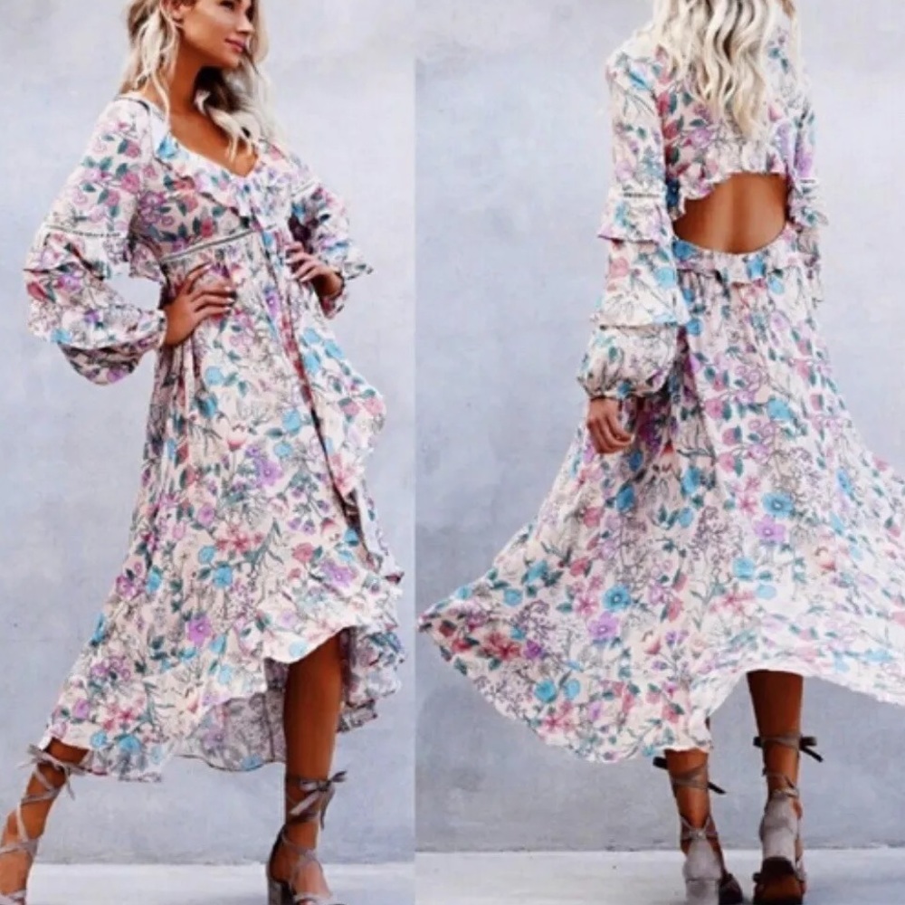 Spell and the Gypsy Collective Sayulita Frill Gown